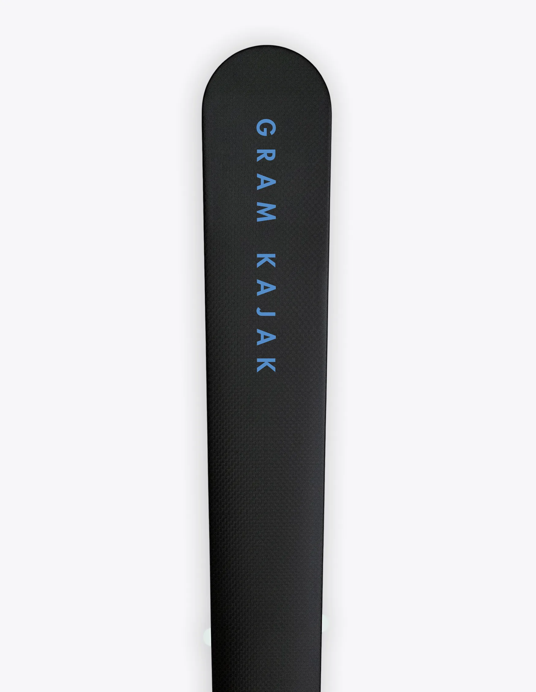 Close-up of the carbon weave on the Gram 9100D blade